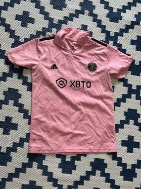 Adidas Inter Miami FC Home Soccer Jersey Pink / Black Kids Small